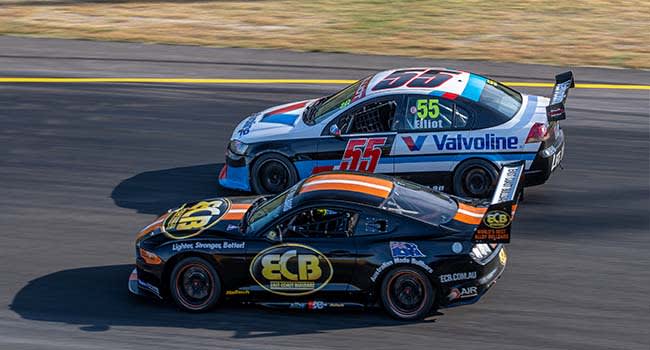 V8 drive and hot laps V8 drive and hot laps