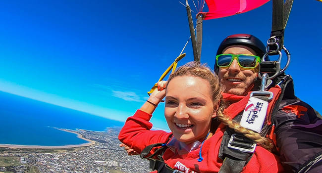 Tandem skydive, Great Ocean Raod, Torquey