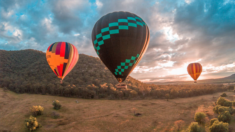 Hot air balloons