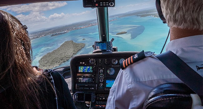 Scenic helicopter flight of the Gold Coast