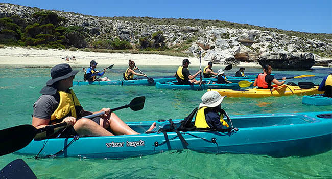 Sea kayak tour, Rottnest Island