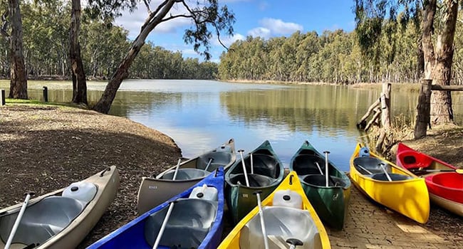 River Kayaking & Camping, Wyuna VIC