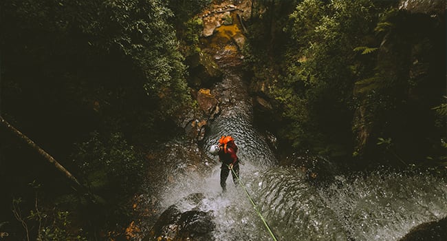 Day 2: canyoning