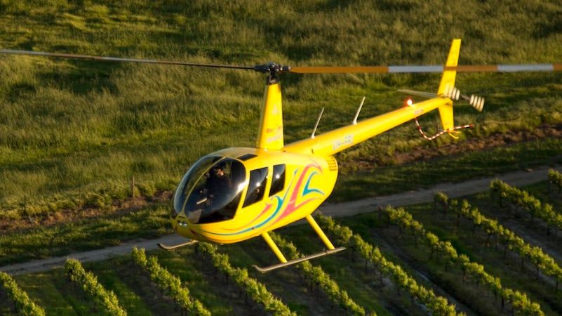 Private Scenic Helicopter Flight, 15 Minutes - Barossa Valley - For 2