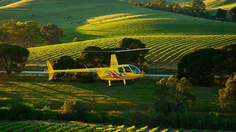 Private Scenic Helicopter Flight, 15 Minutes - Barossa Valley - For 2