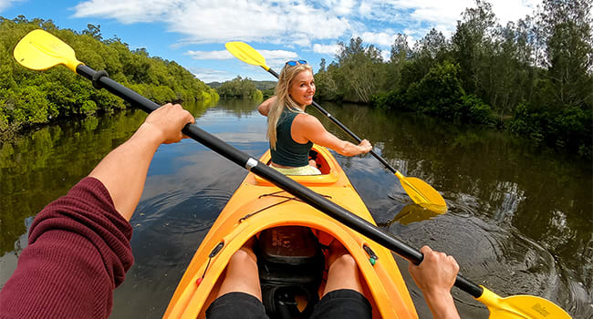 Kayaking or Stand Up Paddle Boarding