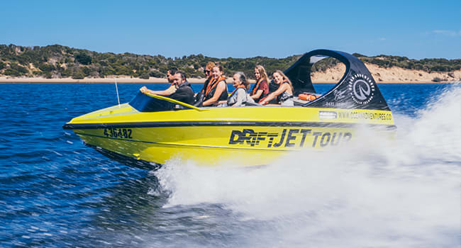 Jet boat ride Jet boat ride