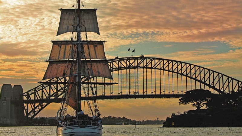 Tall Ship Twilight Dinner Cruise, Summer Season - Sydney