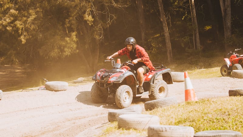 quad biking central coast