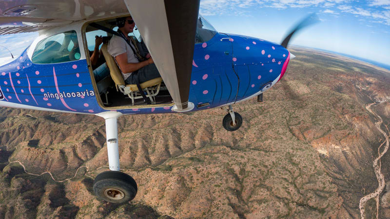 Private Sunset Ningaloo Scenic Flight, 1 Hour - Exmouth - For up to 3