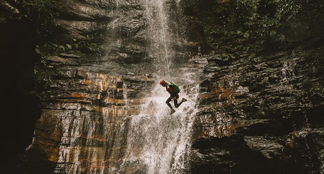 Canyoning, Blue Mountains