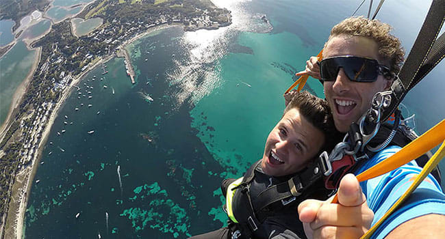 Skydiving, Rottnest Island