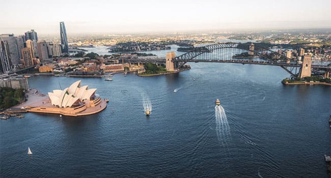 Scenic flight, Sydney Harbour