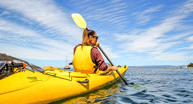 Sea kayaking, Freycinet National Park Sea kayaking, Freycinet National Park