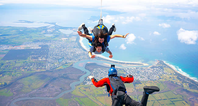 Skydiving, the Great Ocean Road