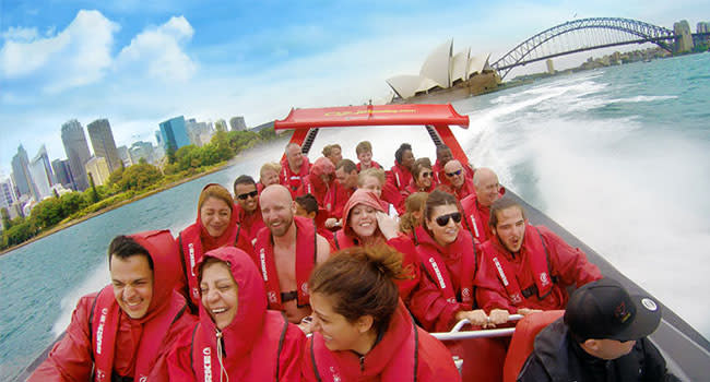 Jet boat tour, Circular Quay