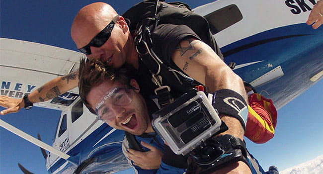 Skydiving, Sydney