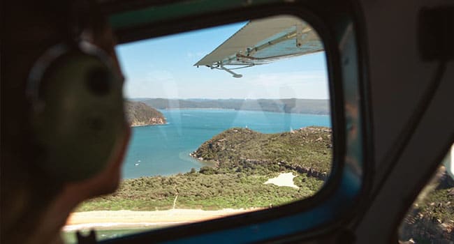 Scenic seaplane flight, Sydney