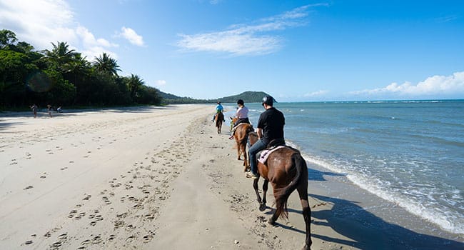 Beach Horse Riding Tour, Cape Tribulation