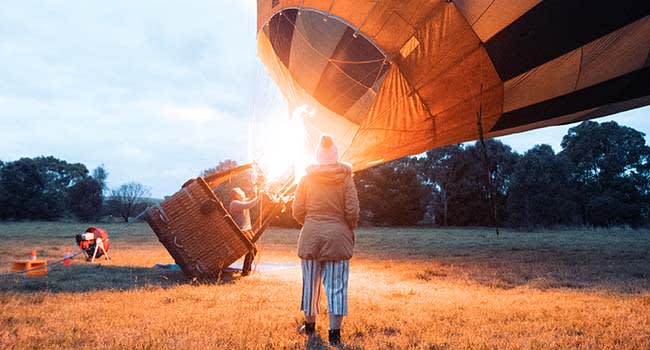 Hot air balloon, Geelong