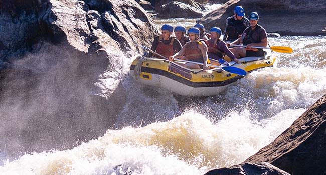 White water rafting, Barron Gorge