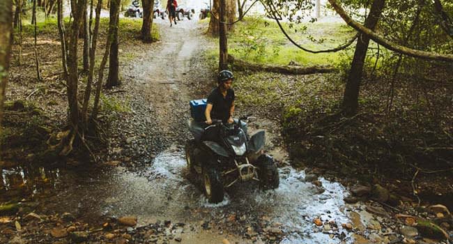 Quad biking adventure, Glenworth Valley