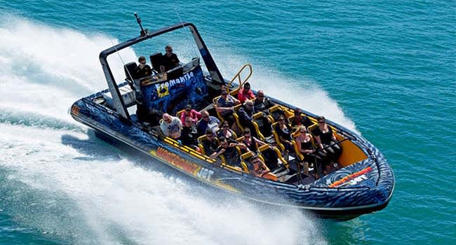 Jet boat ride, Fremantle