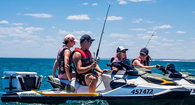 Jet ski fishing, Geraldton