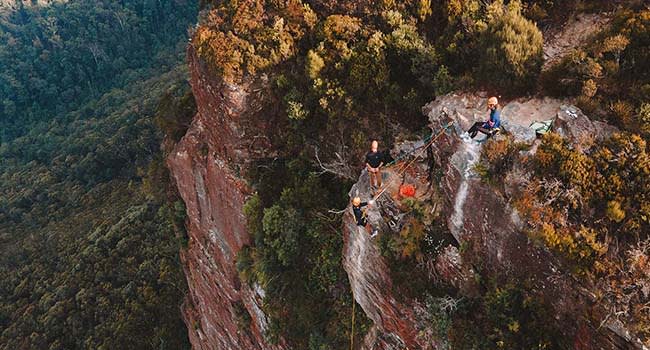 Abseiling