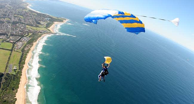 Tandem Skydive, Sydney