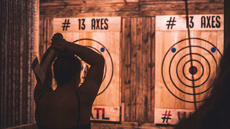 Axe Throwing Group Session, 1.5 Hours - Brisbane - For 5