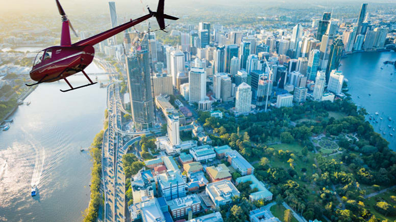 Helicopter Flight, 15 Minutes - Brisbane CBD - For up to 3