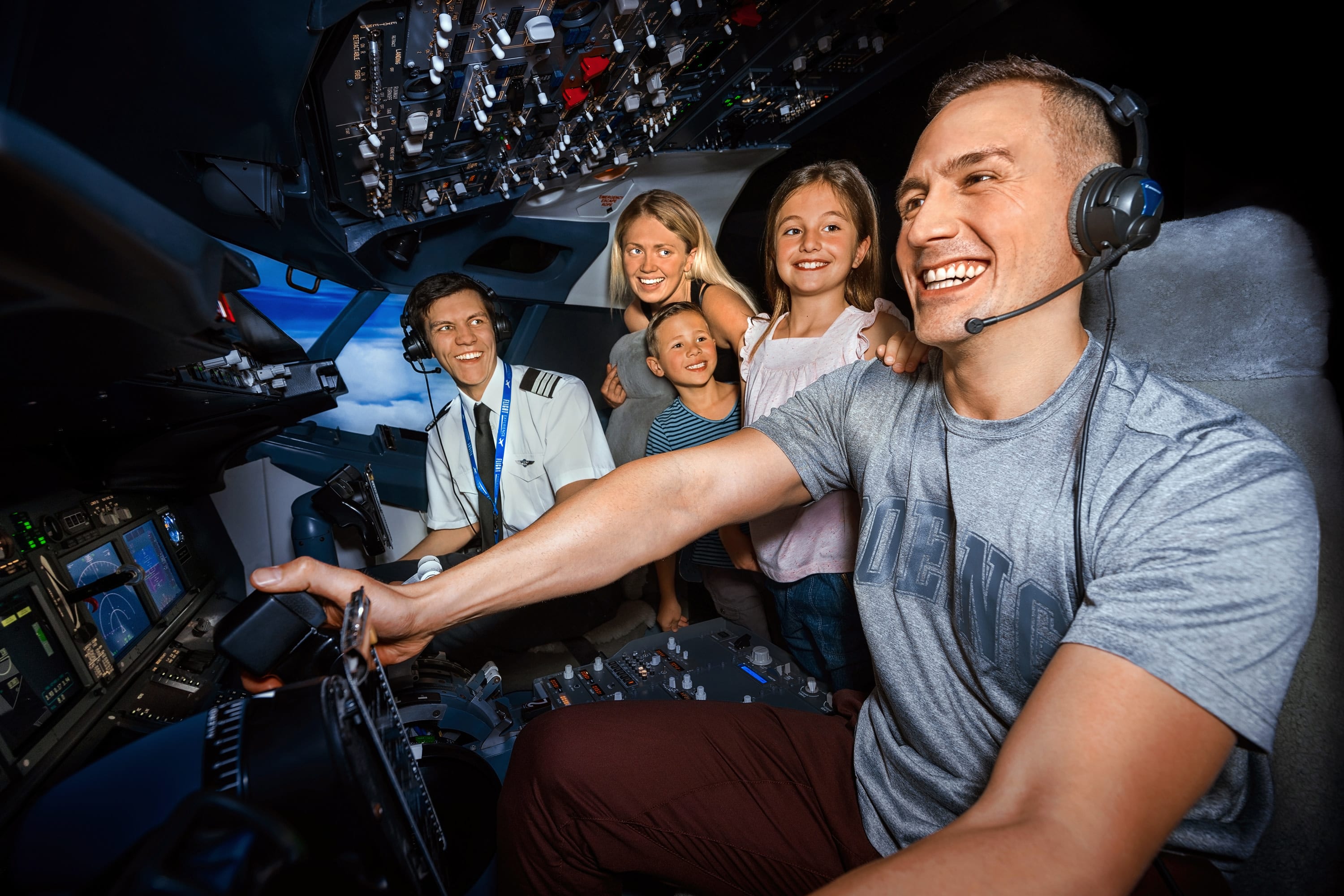 Boeing 737 Flight Simulator, 45 Minutes - Melbourne CBD