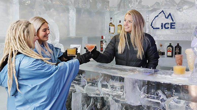 Melbourne Ice Bar Premium Entry, Cocktail, Ice Shot & Photo