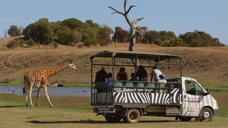 werribee zoo safari ride