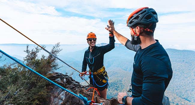 Abseiling