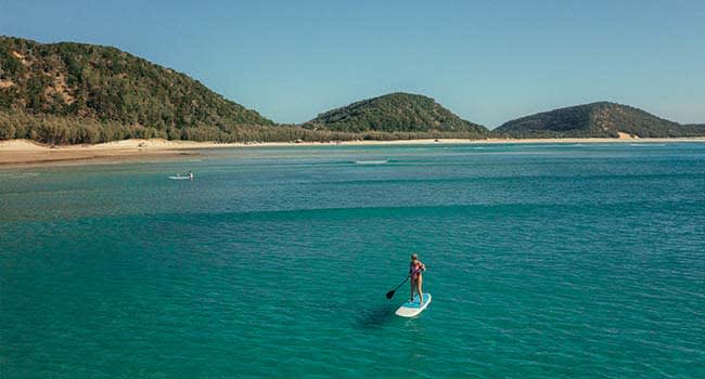 Stand up paddle boarding, Noosa