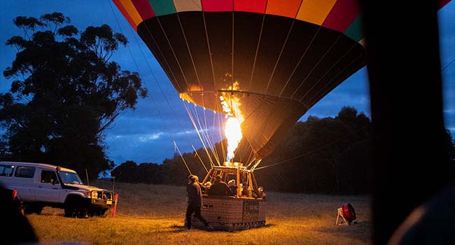 Hot Air Balloon Flight, Geelong