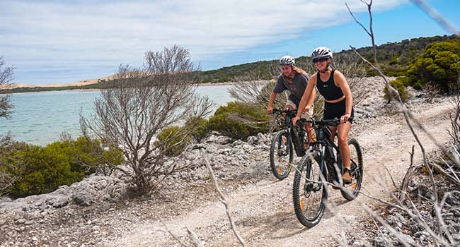 Mountain biking