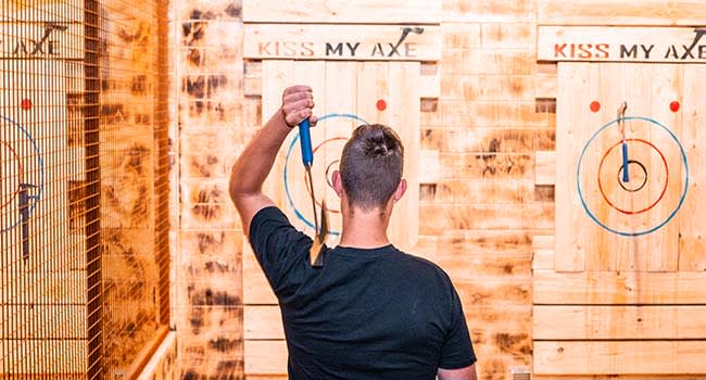 Axe throwing, Alexandria