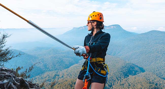 Abseiling