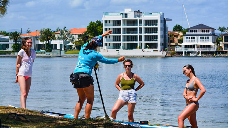 Stand Up Paddle Board Lesson, 1 Hour - Gold Coast