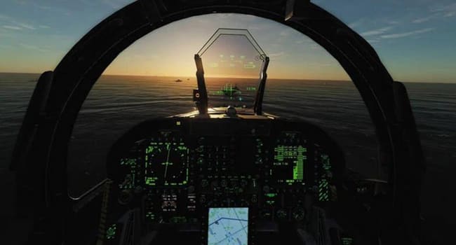 Go Full Maverick in a Flight Simulator