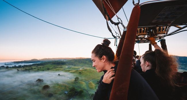 Hot air balloon ride