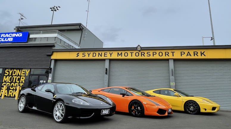 Lamborghini, Ferrari and Lotus Drive Combo, 12 Laps - Sandown International Raceway