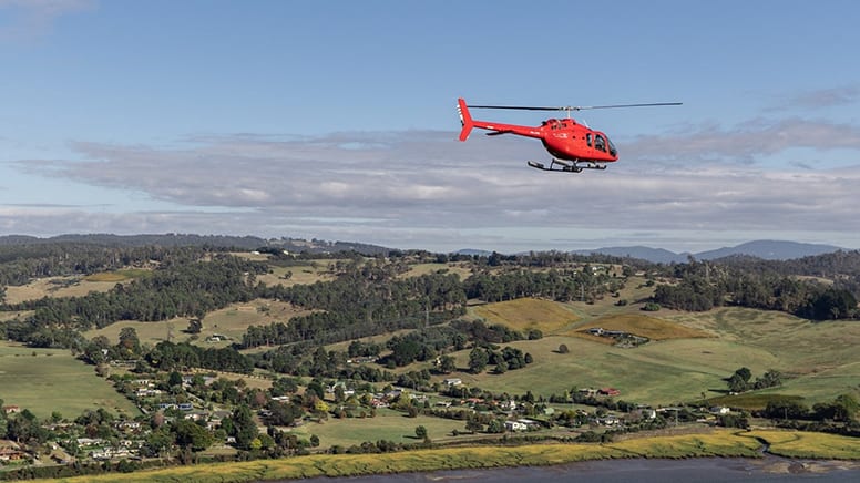 City to Coast Private Helicopter Flight, 35 Minutes - Launceston - For 2