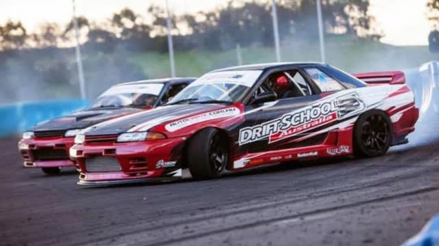 10. Drifting at Sydney Motorsport Park