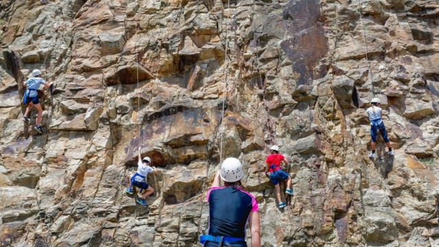 4. Rock Climbing at Kangaroo Point