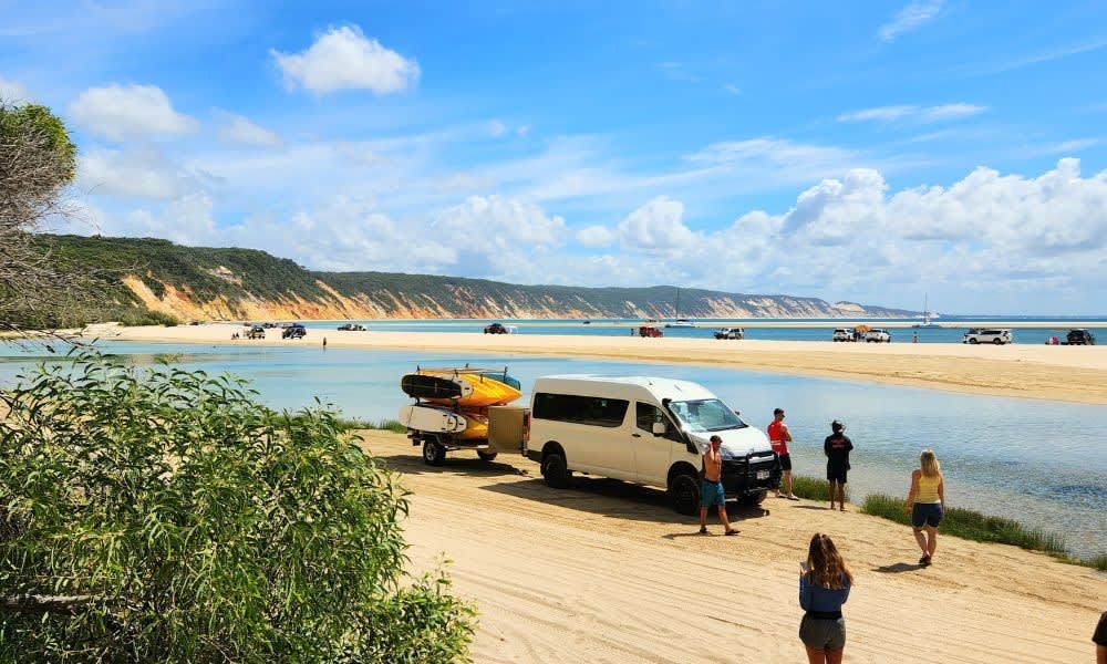 Dolphin Spotting Kayak and 4WD Adventure Day Tour - Noosa