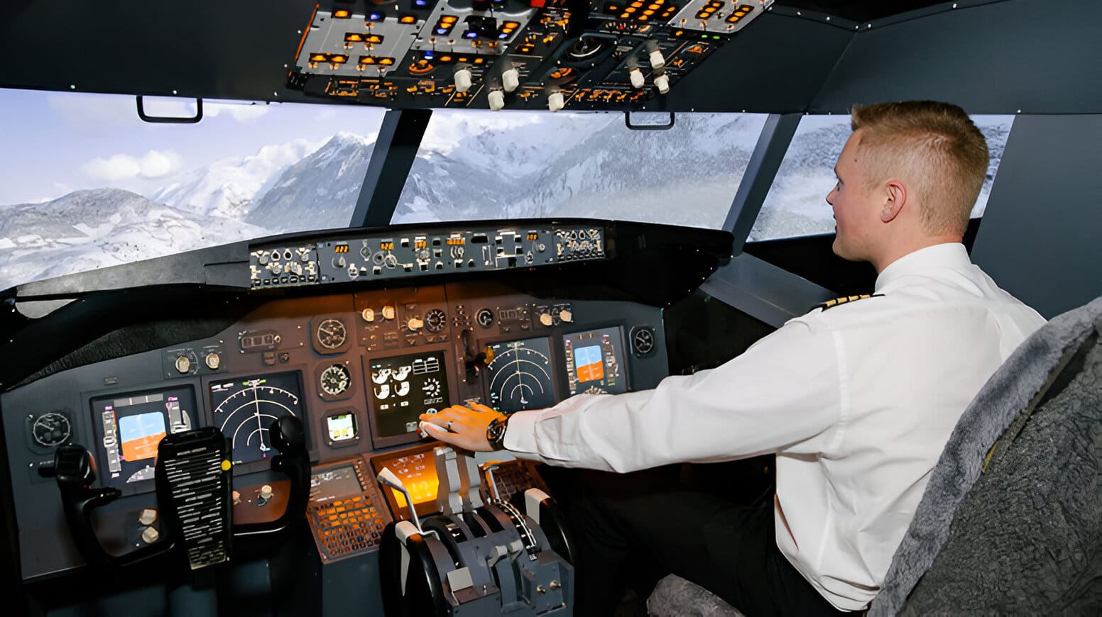 Boeing 737-800 Flight Simulator, 60 Minutes - Brisbane